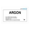 Aanduidingsbord Argon